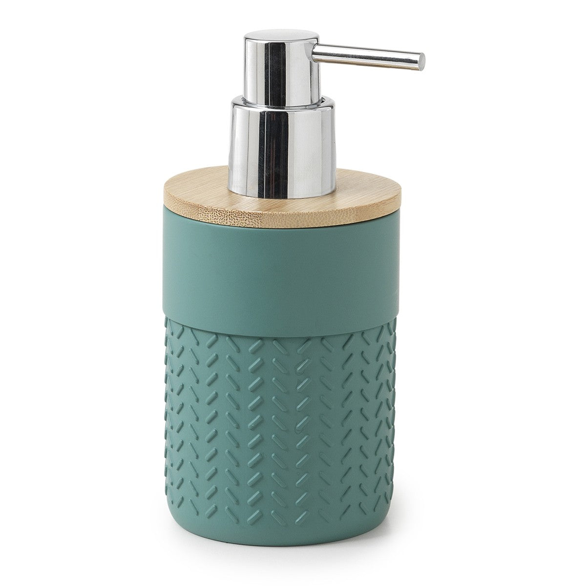 Dosatore sapone Bamboom verde/naturale Thea Gedy Dosatore sapone Bamboom verde/naturale Thea Gedy